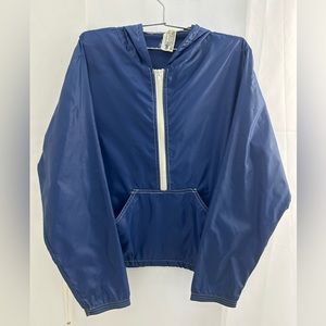 VTG 70s Kmart Blue Rain Coat